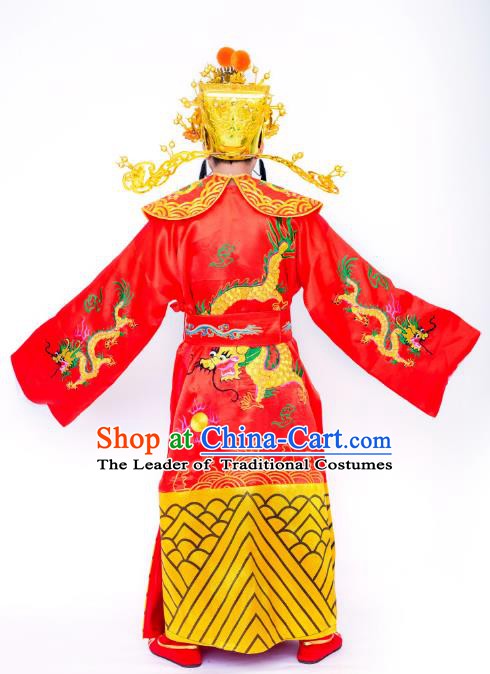 Traditional China Beijing Opera Costume Gifted Scholar Embroidered Robe and Hat Ancient Chinese Peking Opera Embroidery Clothing