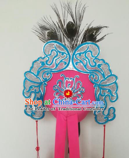 Traditional China Beijing Opera Costume Gifted Scholar Embroidered Robe and Hat Ancient Chinese Peking Opera Embroidery Clothing