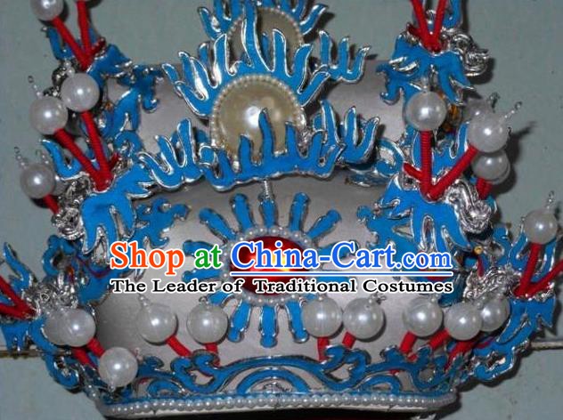 Traditional Chinese Beijing Opera Prime Minister Hair Accessories Peking Opera Chancellor White Hats Headwear