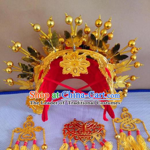 Traditional China Beijing Opera Costume Gifted Scholar Embroidered Robe and Hat Ancient Chinese Peking Opera Embroidery Clothing