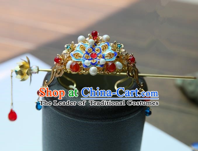 Chinese Ancient Style Hair Jewelry Accessories Cosplay Hairpins Headwear Headdress for Women
