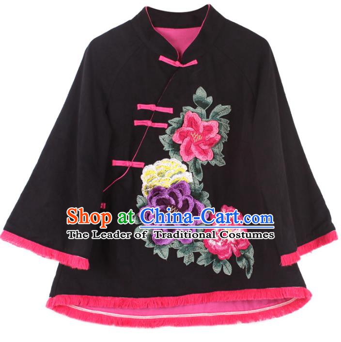 Traditional Ancient Chinese Young Women Cheongsam Dress Republic of China Tangsuit Stand Collar Blouse Dress Tang Suit Clothing