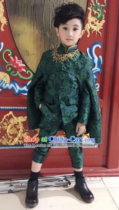 Top Grade Children Stage Performance Costume Boys Catwalks Clothing for Kids