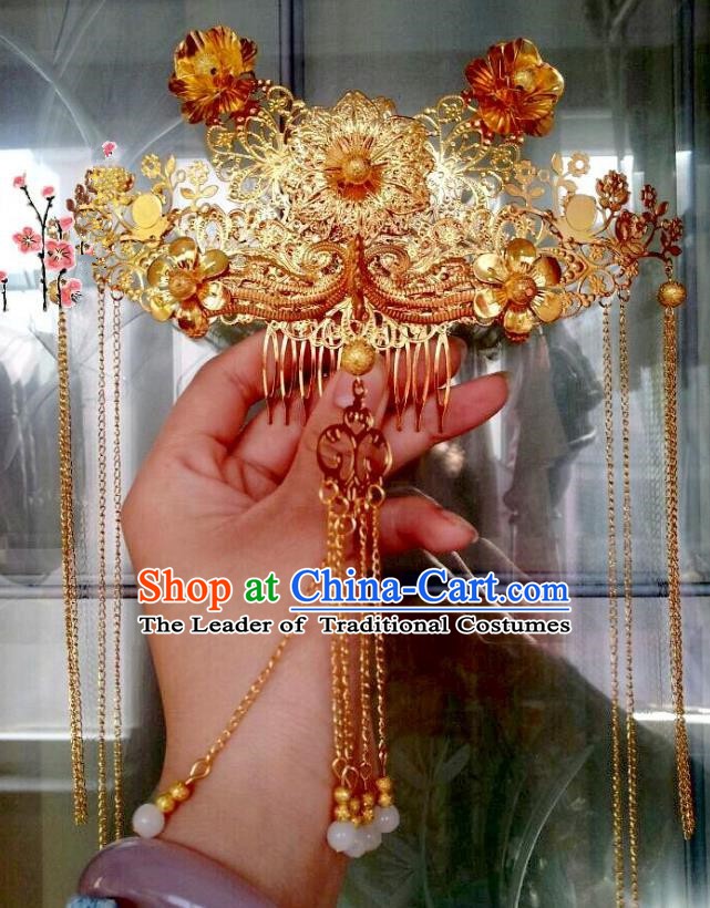 Chinese Ancient Style Hair Jewelry Accessories Cosplay Hairpins Headwear Headdress for Women