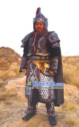 Chinese Ancient Han Dynasty General Military Officer Zhao Xin Replica Costume for Men