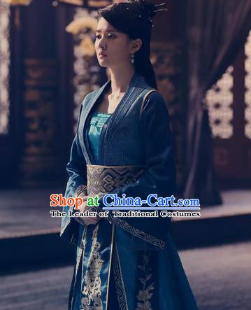 Traditional Chinese Ancient Costume Southern and Northern Dynasties Hanfu Clothing