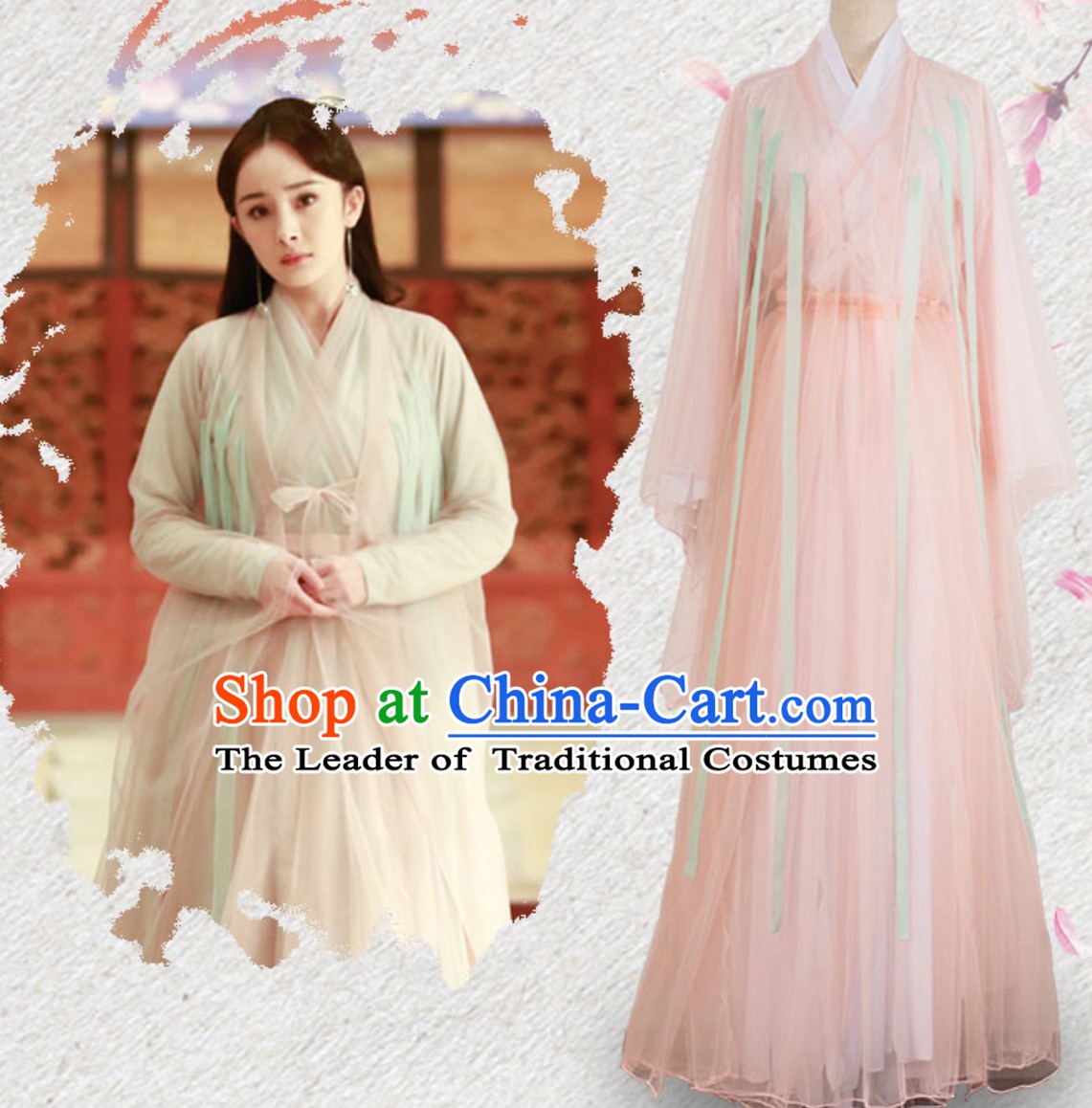 Chinese Han clothing Hanzhuang TV Drama Once Upon a Time Historical Dress for Women