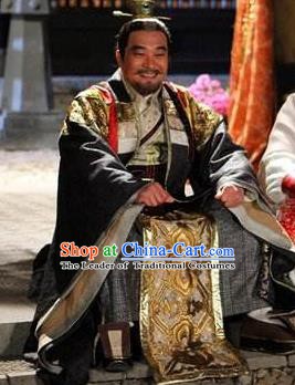 Chinese Ancient Tang Dynasty Minister General Luo Yi Replica Costume for Men