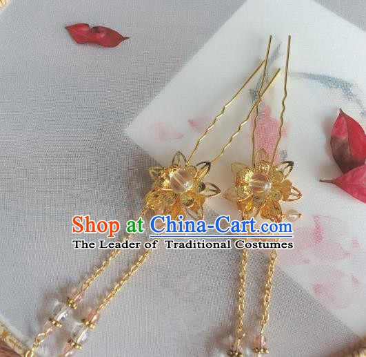 Chinese Ancient Style Hair Jewelry Accessories Cosplay Hairpins Headwear Headdress for Women