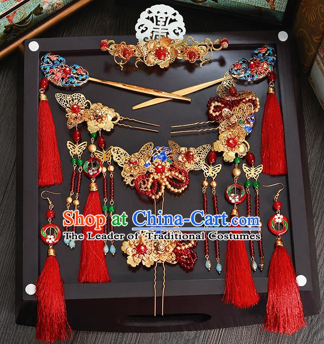 Chinese Ancient Style Hair Jewelry Accessories Cosplay Hairpins Headwear Headdress for Women