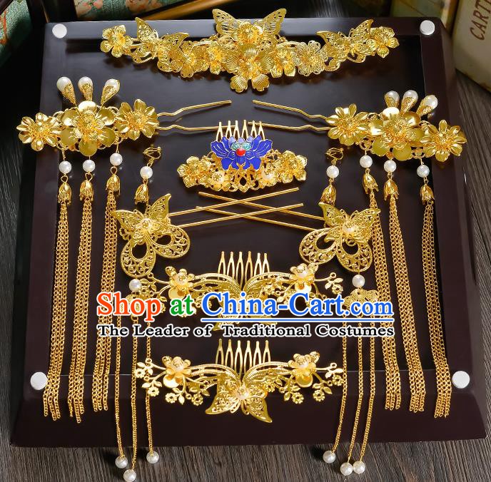 Chinese Ancient Style Hair Jewelry Accessories Cosplay Hairpins Headwear Headdress for Women