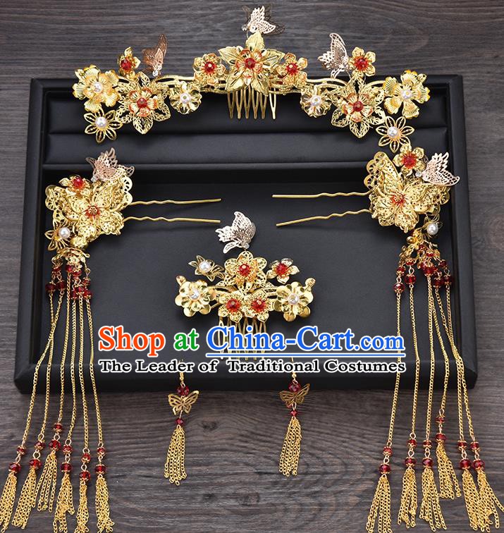 Chinese Ancient Style Hair Jewelry Accessories Cosplay Hairpins Headwear Headdress for Women