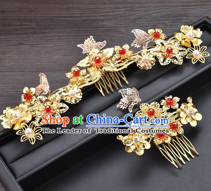 Chinese Ancient Style Hair Jewelry Accessories Cosplay Hairpins Headwear Headdress for Women