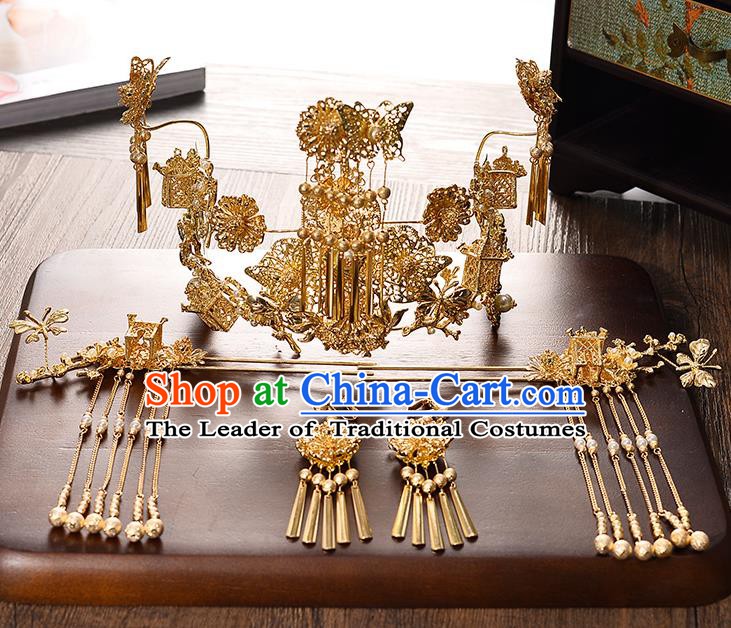 Chinese Ancient Style Hair Jewelry Accessories Cosplay Hairpins Headwear Headdress for Women