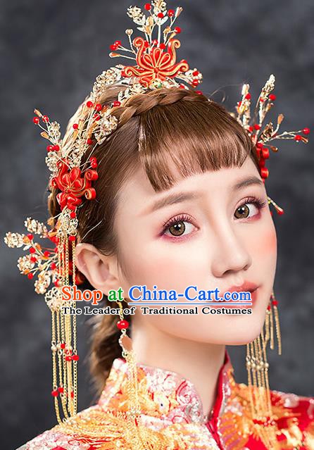 Chinese Ancient Style Hair Jewelry Accessories Cosplay Hairpins Headwear Headdress for Women