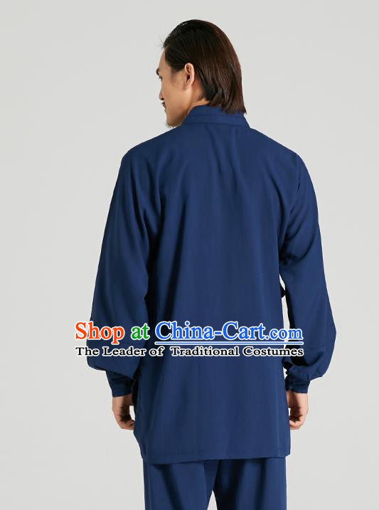Top Kung Fu Costume Martial Arts Kung Fu Training Uniform Gongfu Shaolin Wushu Tang Suit Clothing for Men