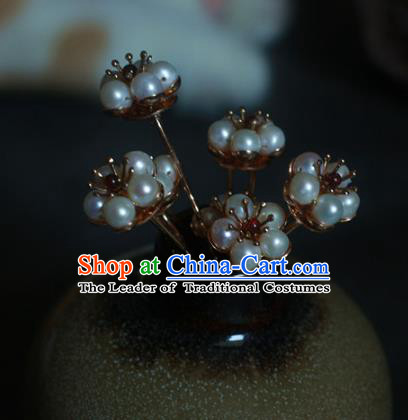 Traditional Handmade Chinese Ancient Classical Hair Accessories Little Flowers Hairpins for Women