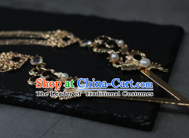 Chinese Ancient Style Hair Jewelry Accessories Cosplay Hairpins Headwear Headdress for Women