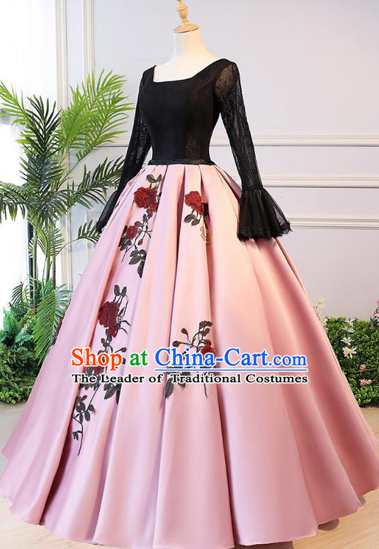 Top Grade Stage Performance Catwalks Costumes Wedding Dress Princess Full Dress Chorus Modern Fancywork Clothing