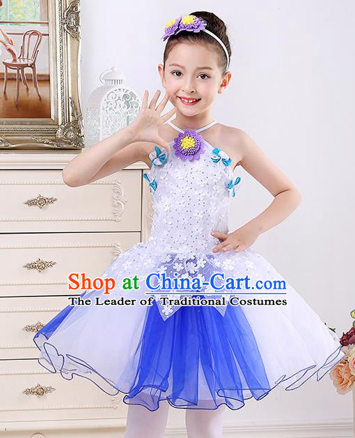 Children Stage Performance Costume Catwalks Folk Dance Clothing Classical Dance Dress