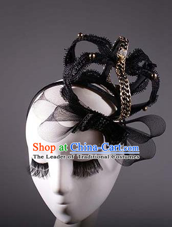 Top Grade Halloween Queen Hair Accessories Baroque Royal Crown Stage Performance Modern Fancywork Headwear