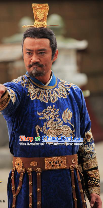Chinese Ancient Palace Lady Hanfu Tang Dynasty Imperial Concubine Queen Embroidered Historical Costumes for Women