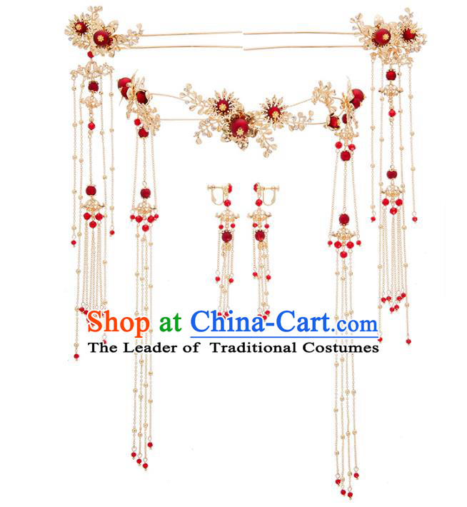 Chinese Ancient Style Hair Jewelry Accessories Cosplay Hairpins Headwear Hair Crown Headdress for Women