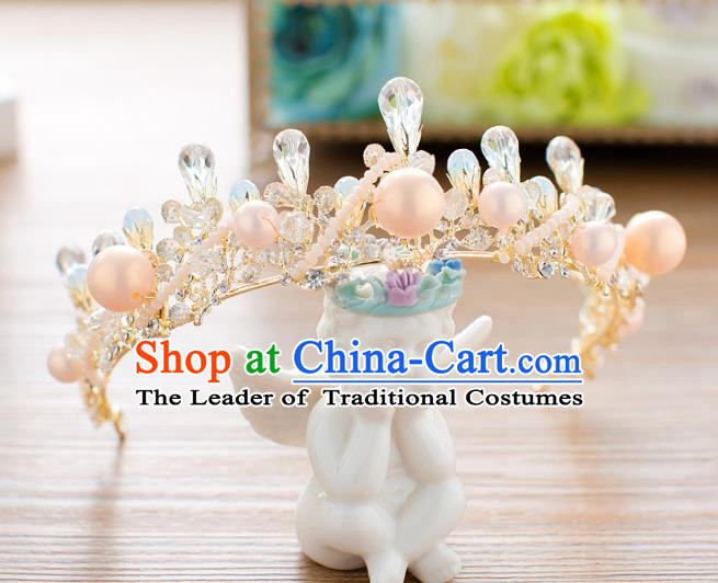 Chinese Ancient Style Hair Jewelry Accessories Cosplay Hairpins Headwear Hair Crown Headdress for Women