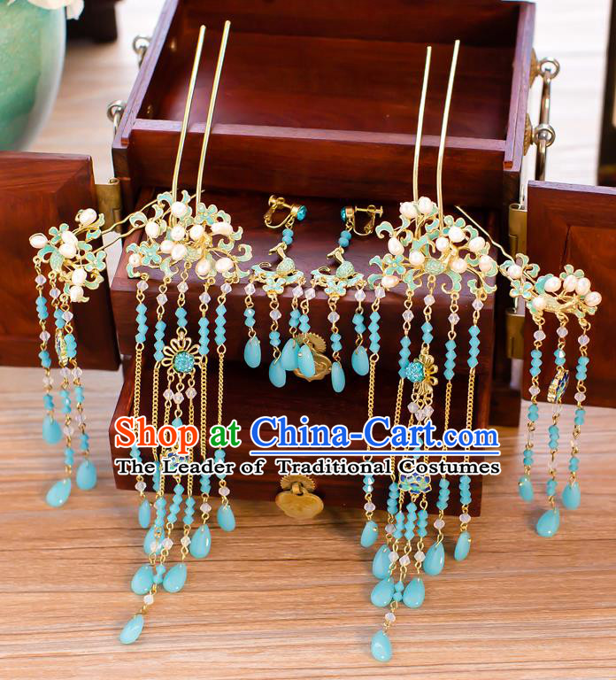 Chinese Ancient Style Hair Jewelry Accessories Cosplay Hairpins Headwear Hair Crown Headdress for Women
