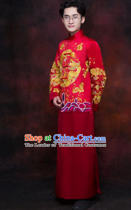 Asian Vietnam Traditional Wedding Costumes Vietnamese National Classical Ao  Dai Cheongsam for Women for Men