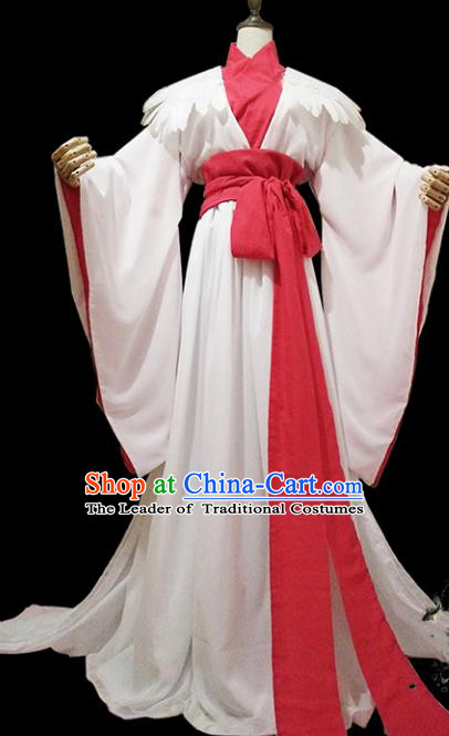 Chinese Ancient Palace Lady Hanfu Han Dynasty Imperial Concubine Queen Embroidered Historical Costumes for Women