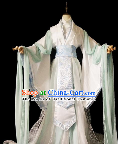 Chinese Ancient Cosplay Crown Princess Hanfu Dress Han Dynasty Female Knight-errant Costume for Women