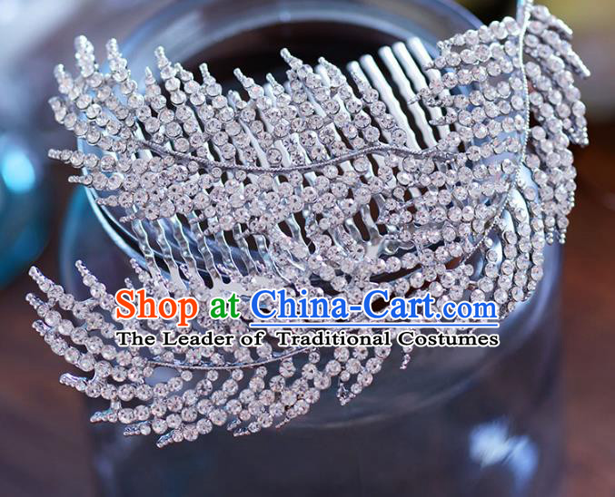 Chinese Ancient Hair Jewelry Accessories Hairpins Headwear Headdress Royal Crown for Women