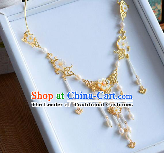 Chinese Ancient Hair Jewelry Accessories Hairpins Headwear Headdress Royal Crown for Women