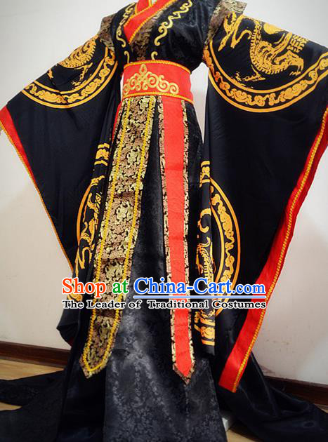 Chinese Ancient Swordsman Hanfu Han Dynasty Imperial Concubine Queen Embroidered Historical Costumes