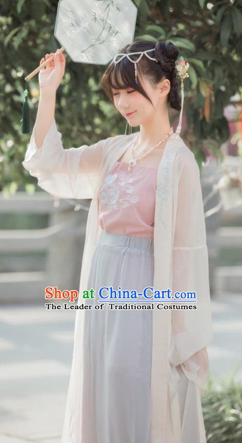 Chinese Ancient Palace Lady Hanfu Han Dynasty Imperial Concubine Queen Embroidered Historical Costumes