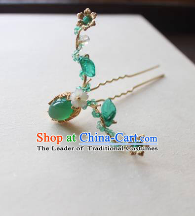 Chinese Ancient Hair Jewelry Accessories Hairpins Headwear Headdress Royal Crown for Women