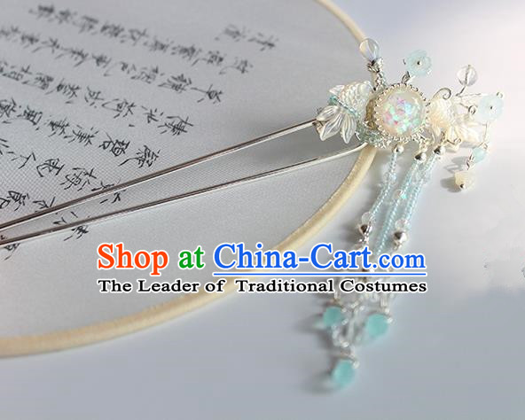 Chinese Ancient Handmade Goldfish Hair Clip Hair Accessories Hanfu Hairpins for Women