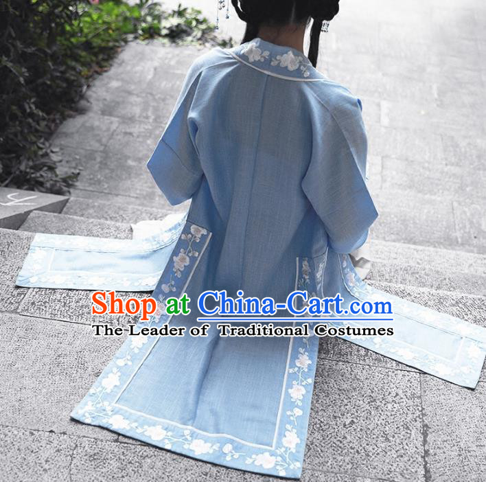 Chinese Ancient Palace Lady Hanfu Han Dynasty Imperial Concubine Queen Embroidered Historical Costumes
