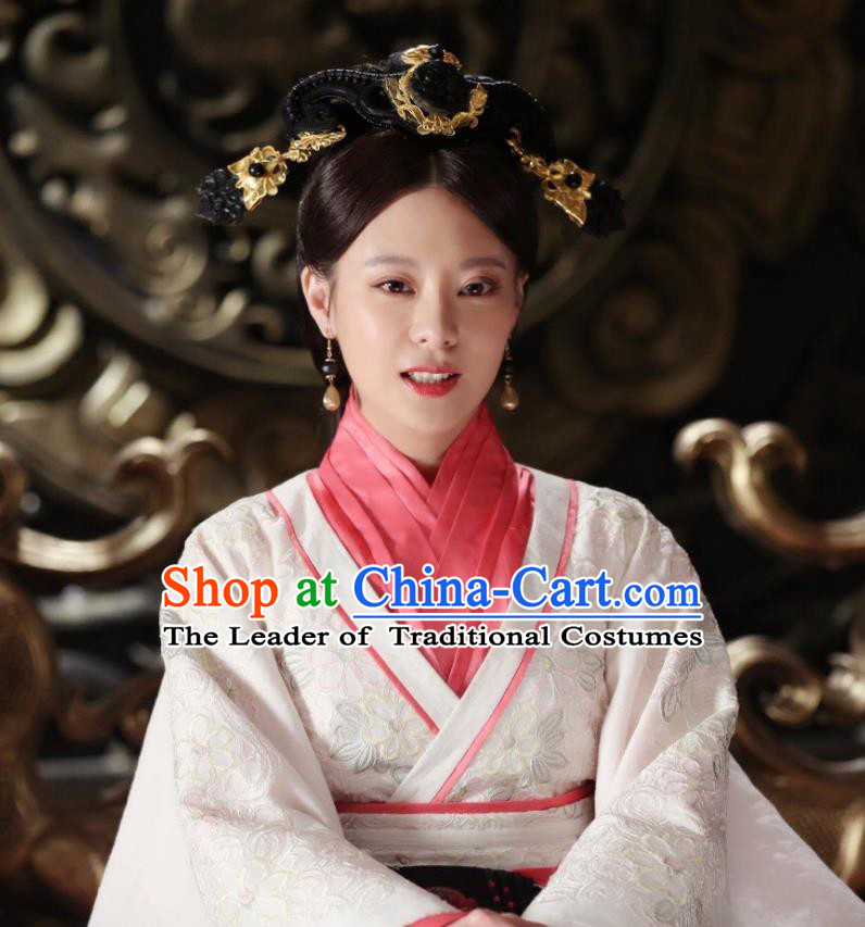 Traditional Chinese Ancient Costume Qin Dynasty Hanfu Clothing