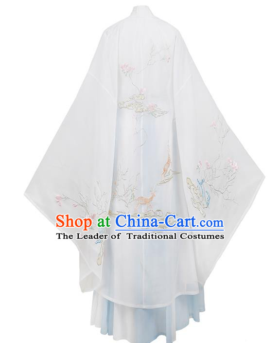 Chinese Ancient Palace Lady Hanfu Han Dynasty Imperial Concubine Queen Embroidered Historical Costumes