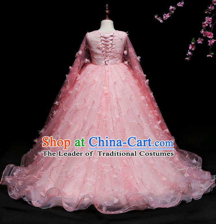 Top Grade Stage Performance Catwalks Costumes Children Halloween Cosplay Princess Full Dress Chorus Modern Fancywork Clothing