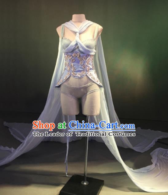 Top Grade Models Show Costume Cosplay Full Dress Stage Performance Compere Clothing for Women