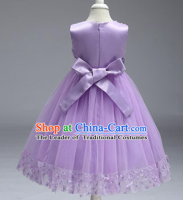 Top Grade Stage Performance Catwalks Costumes Children Halloween Cosplay Princess Full Dress Chorus Modern Fancywork Clothing