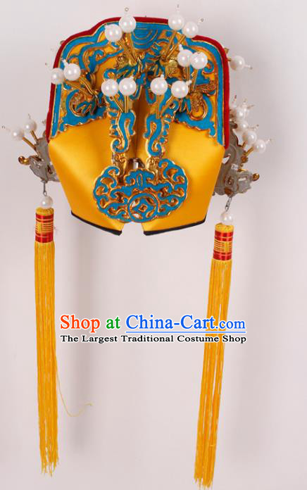Traditional China Beijing Opera Costume Gifted Scholar Embroidered Robe and Hat Ancient Chinese Peking Opera Embroidery Clothing