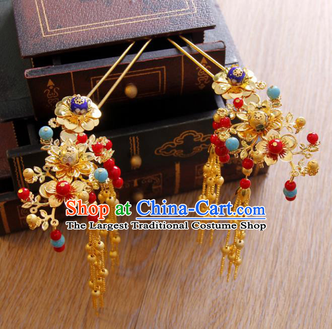 Chinese Ancient Style Hair Jewelry Accessories Cosplay Hairpins Headwear Headdress for Women