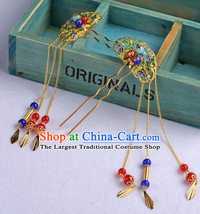 Chinese Ancient Style Hair Jewelry Accessories Cosplay Hairpins Headwear Headdress for Women