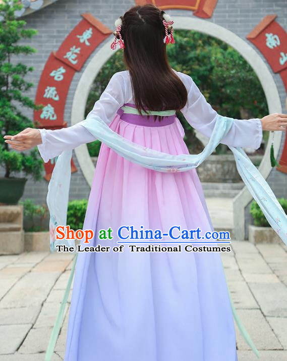 Chinese Ancient Palace Lady Hanfu Han Dynasty Imperial Concubine Queen Embroidered Historical Costumes