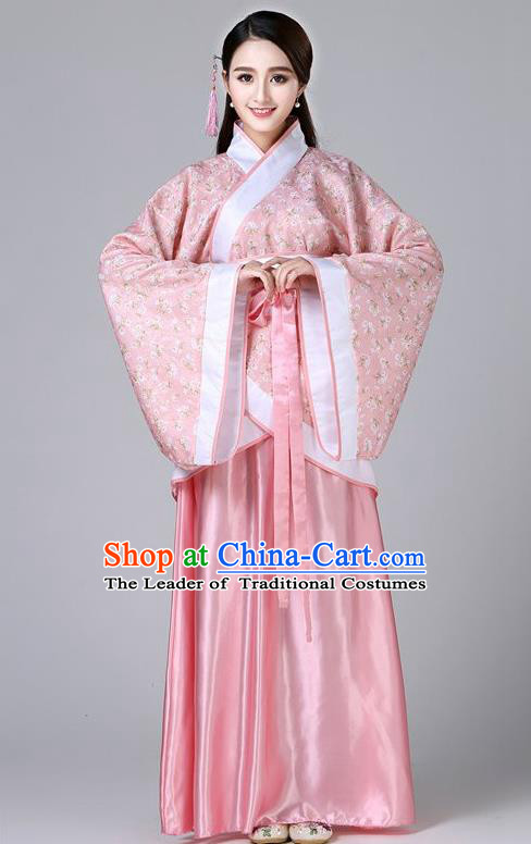 Chinese Ancient Palace Lady Hanfu Han Dynasty Imperial Concubine Queen Embroidered Historical Costumes