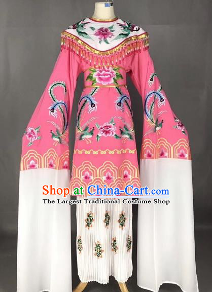 Chinese Traditional Peking Opera Imperial Consort Dress Beijing Opera Diva Embroidered Phoenix Costumes for Adults